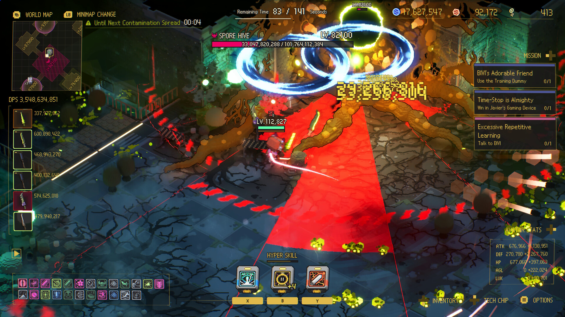 Read boss pressure in official Ascend to ZERO gameplay