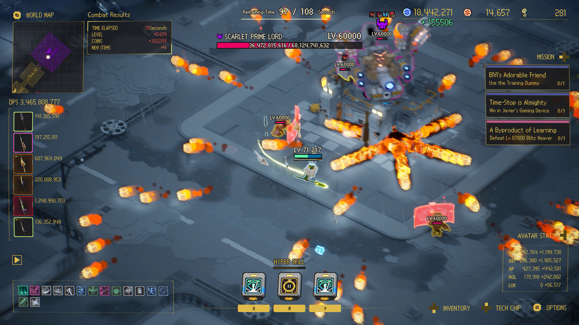 Ascend to ZERO upgrade selection from an official screenshot